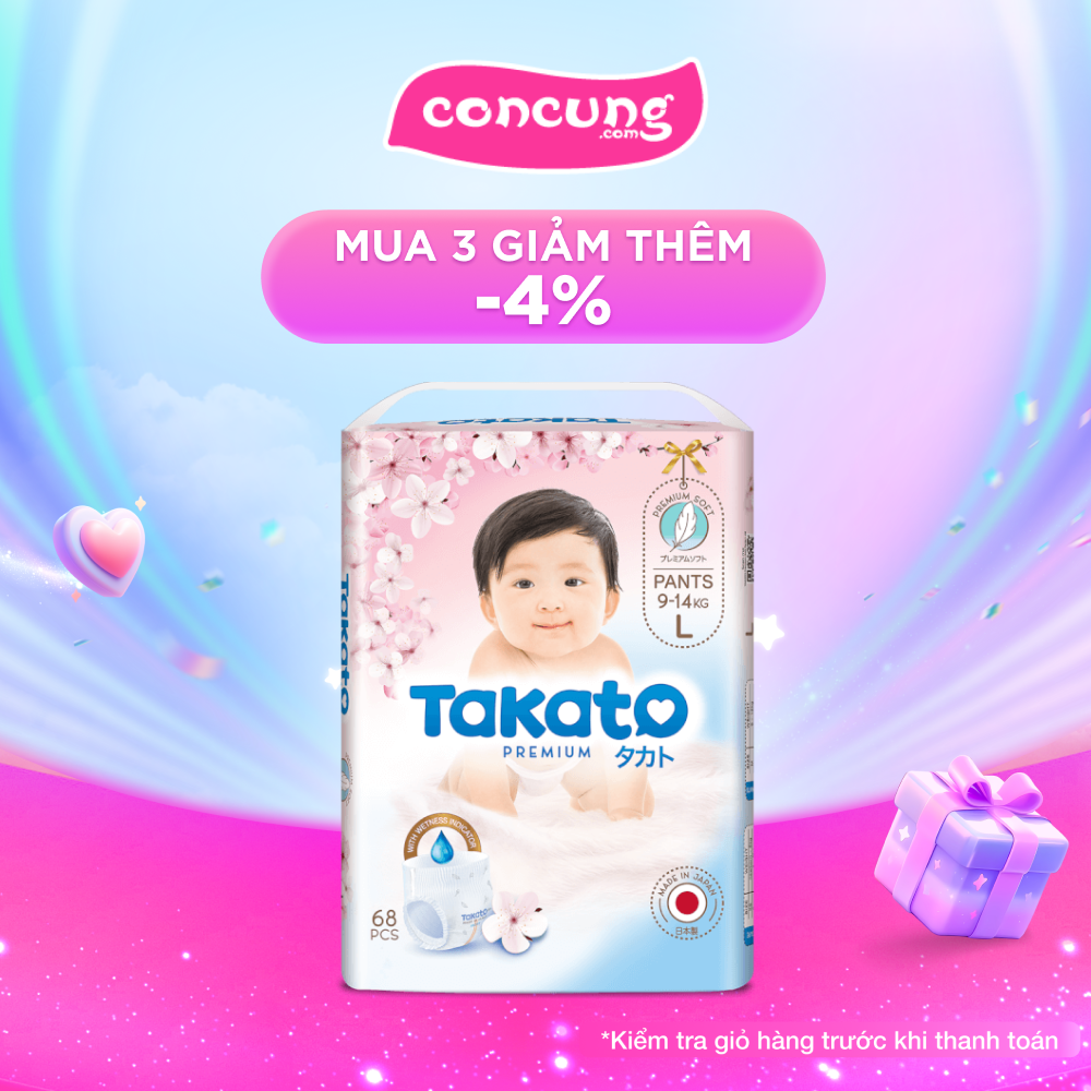 Tã quần Nhật Bản Takato siêu mềm mại