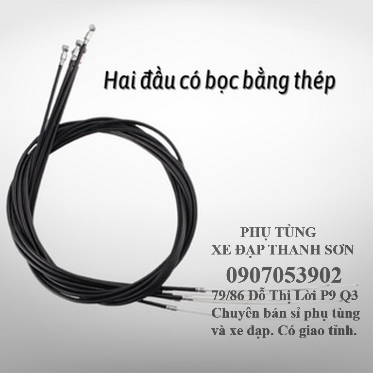 Vỏ dây thắng xe đạp màu đen
