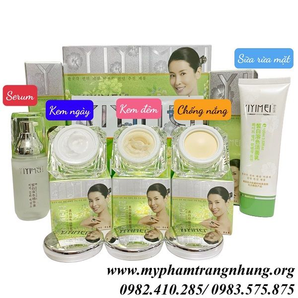 [5in1] YIYIMEI BỘ MỸ PHẨM TRỊ NÁM TRẮNG DA