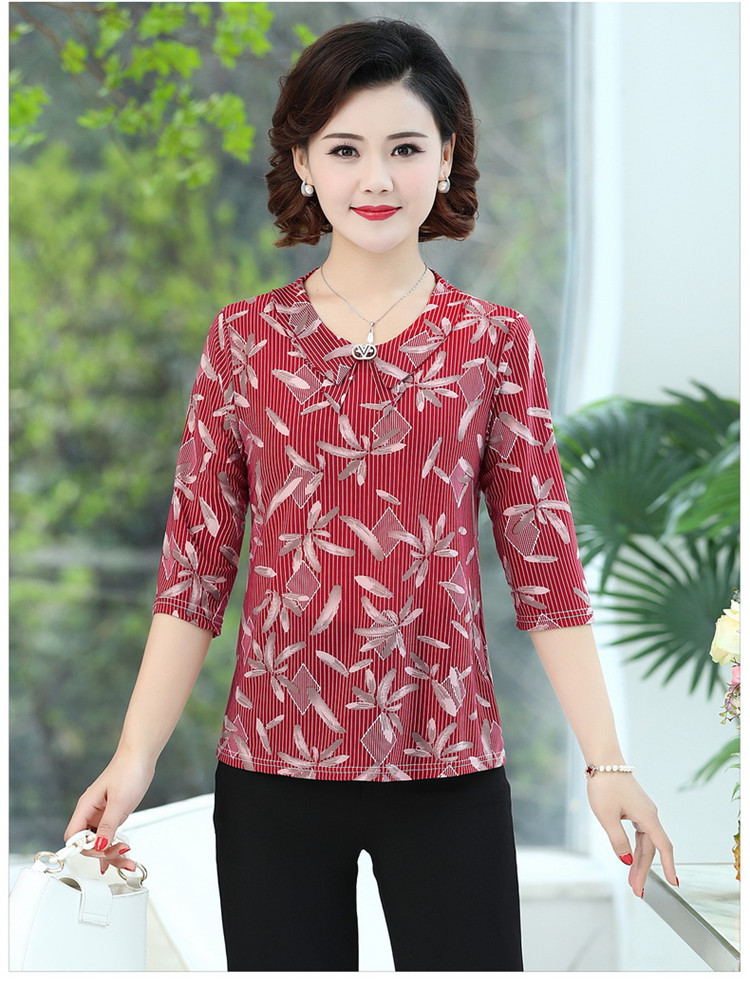 Áo kiểu nữ-áo trung niên nữ u50