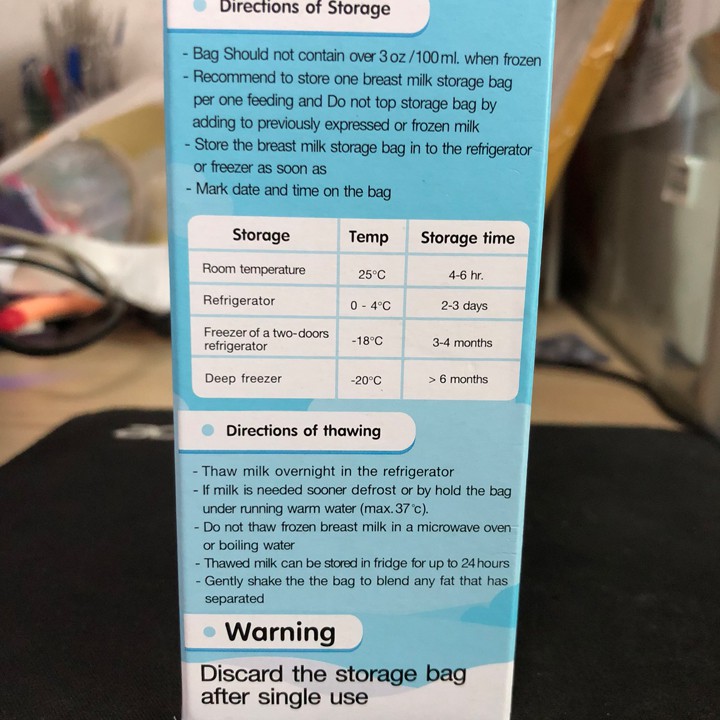 Hộp 30 túi trữ sữa Sunmum 100ml