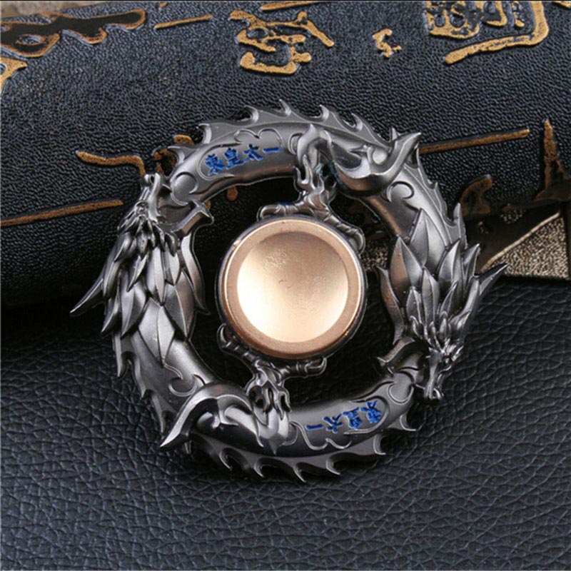 Rồng kim loại fidget spinner kẽm hợp kim con quay quay edc tay spinner cho tự kỉ và adhd tập trung căng thẳng ngón tay b0442