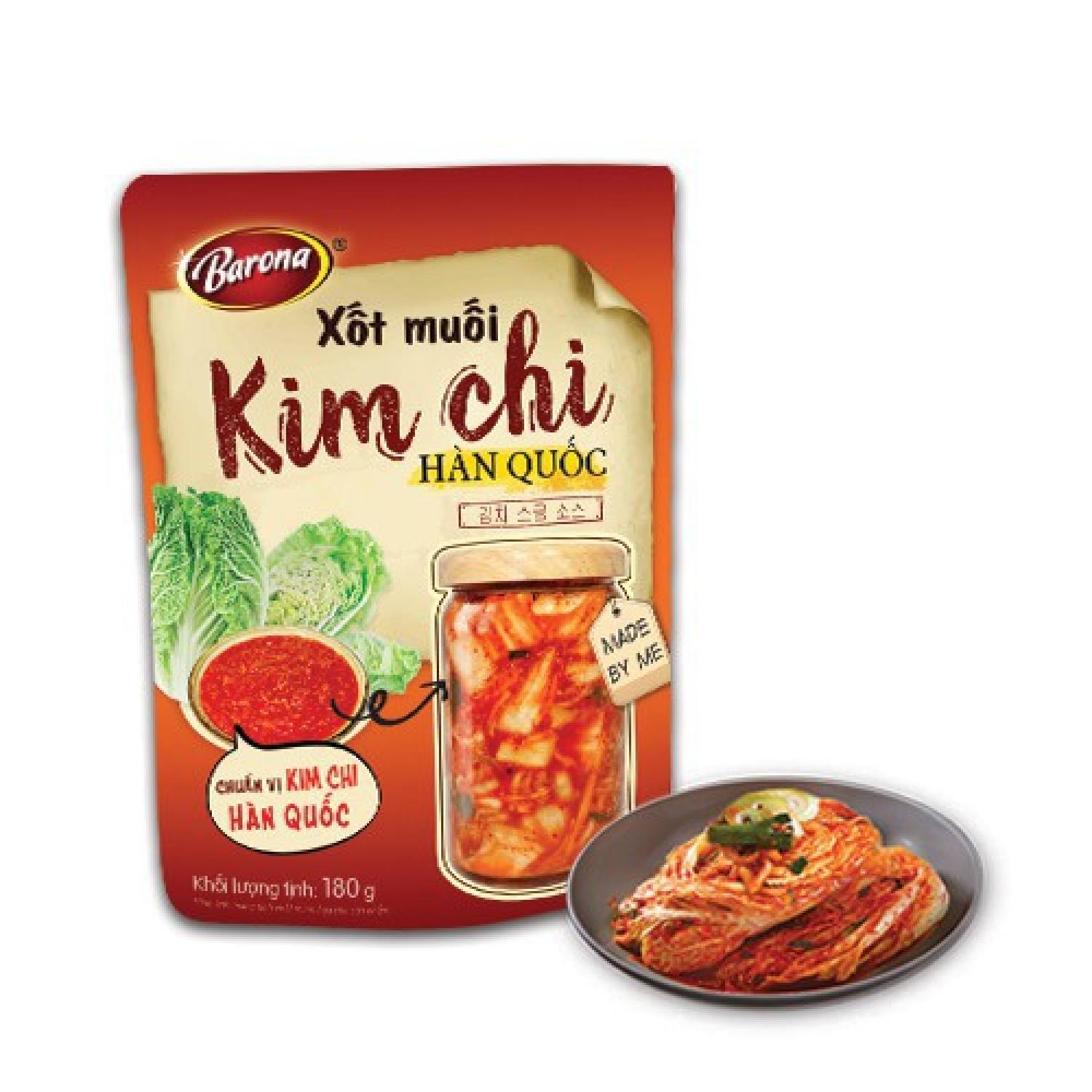 Xốt muối kim chi hàn quốc barona 180g/ sốt làm kim chi
