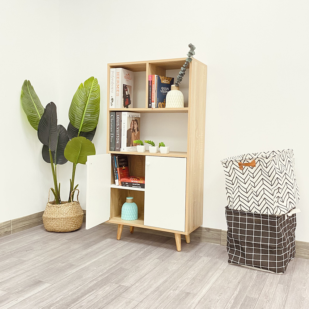 Tủ Sách Kệ Sách Đa Năng Multi S Phong Cách Nordic - GP106