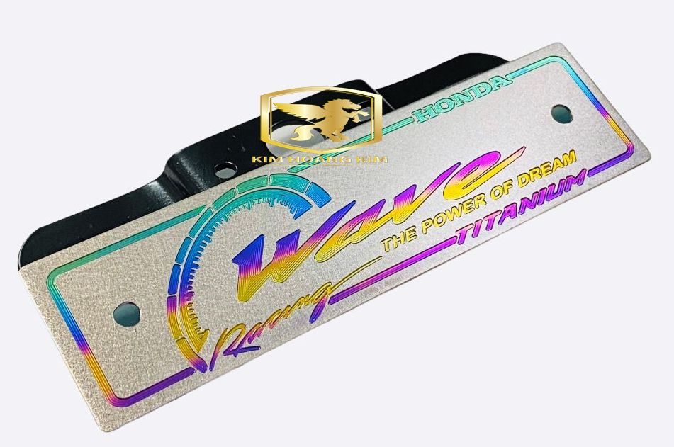 Bảng tên TiTanium Khò gắn Wave + 2 ốc Proti