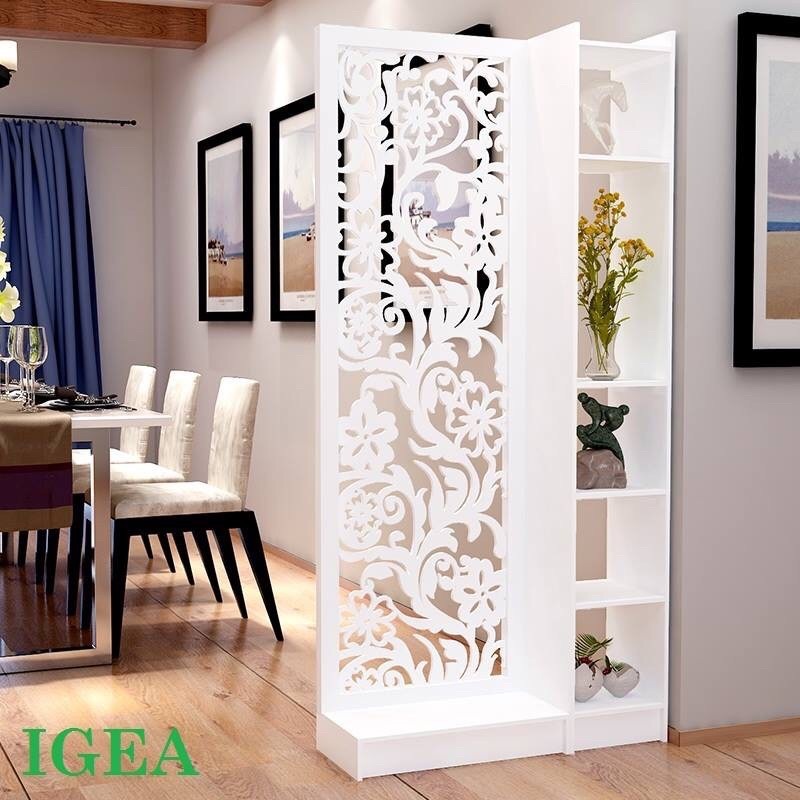 Vách ngăn bình phong hoa cúc ( 1 vách 1 kệ)