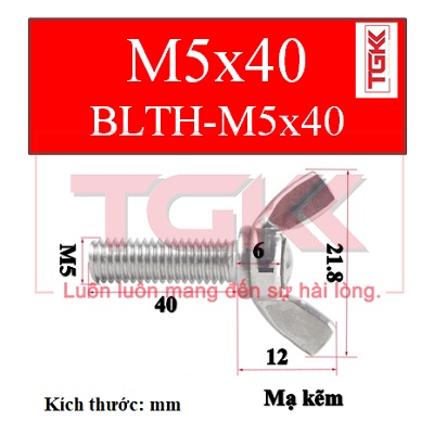 Bulong tai hồng mạ kẽm M5