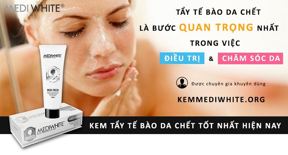 [HCM]Kem tẩy tế bào chết Medi White Medi Fresh