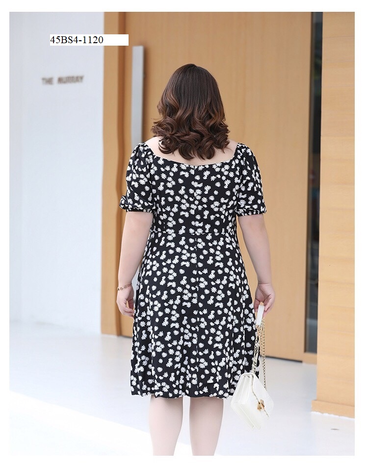 ĐẦM HOA CÚC BIG SIZE CAO CẤP