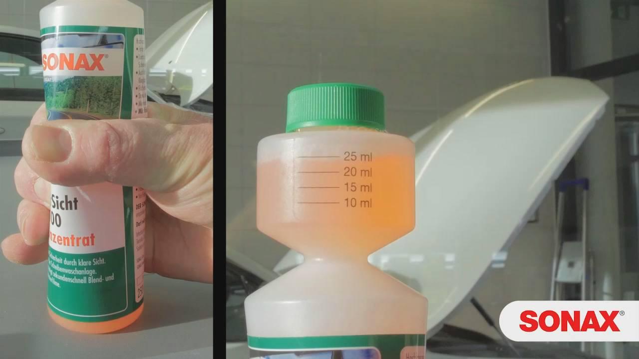 Nước rửa kính đậm đặc  Sonax Clear View 1:100 Concentrate 250ml