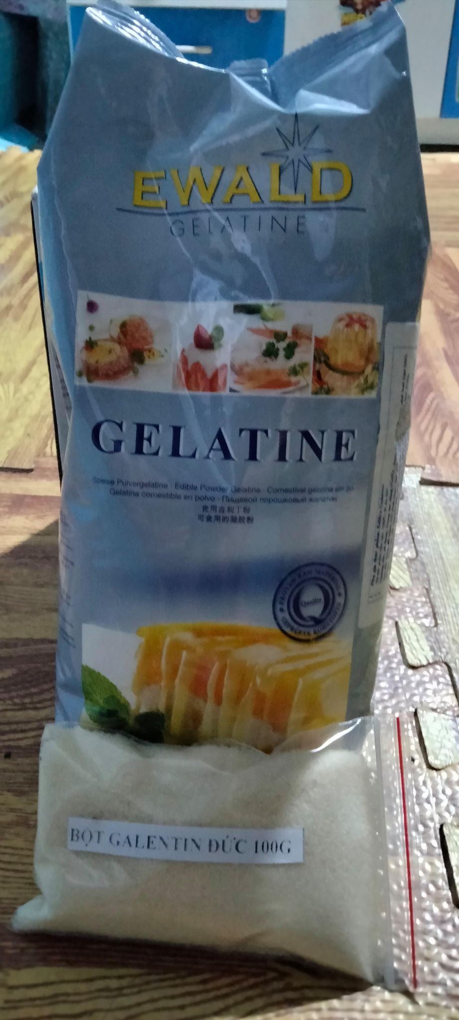 Bột galentin đức gói 100gr, 200gr ( chiết từ gói 1kg)