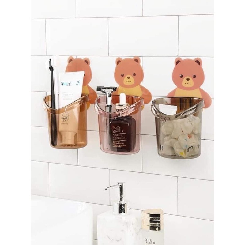 cốc gấu để bàn chải đánh răng