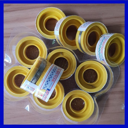 Túi thiếc hàn 12 cuộn kim phát