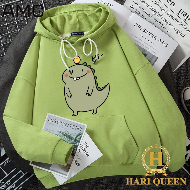 Áo hoodie khủng long Hi đội gà HARI1020