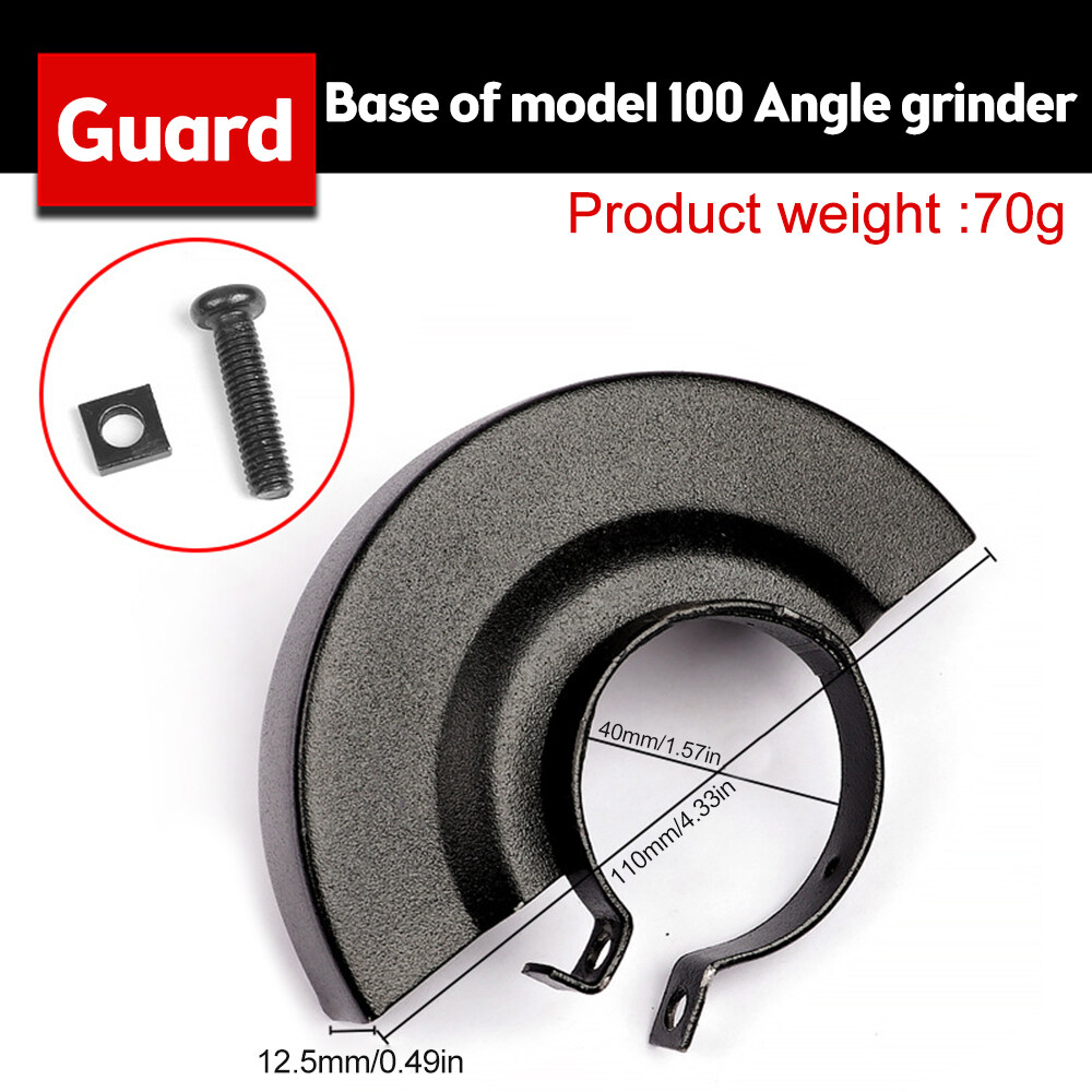 Ziqqucu  Angle Grinder Holder Adjustable Angle Grinder Stand Shield Cover for 100mm Angle Mill Angle Grinder Machine Base