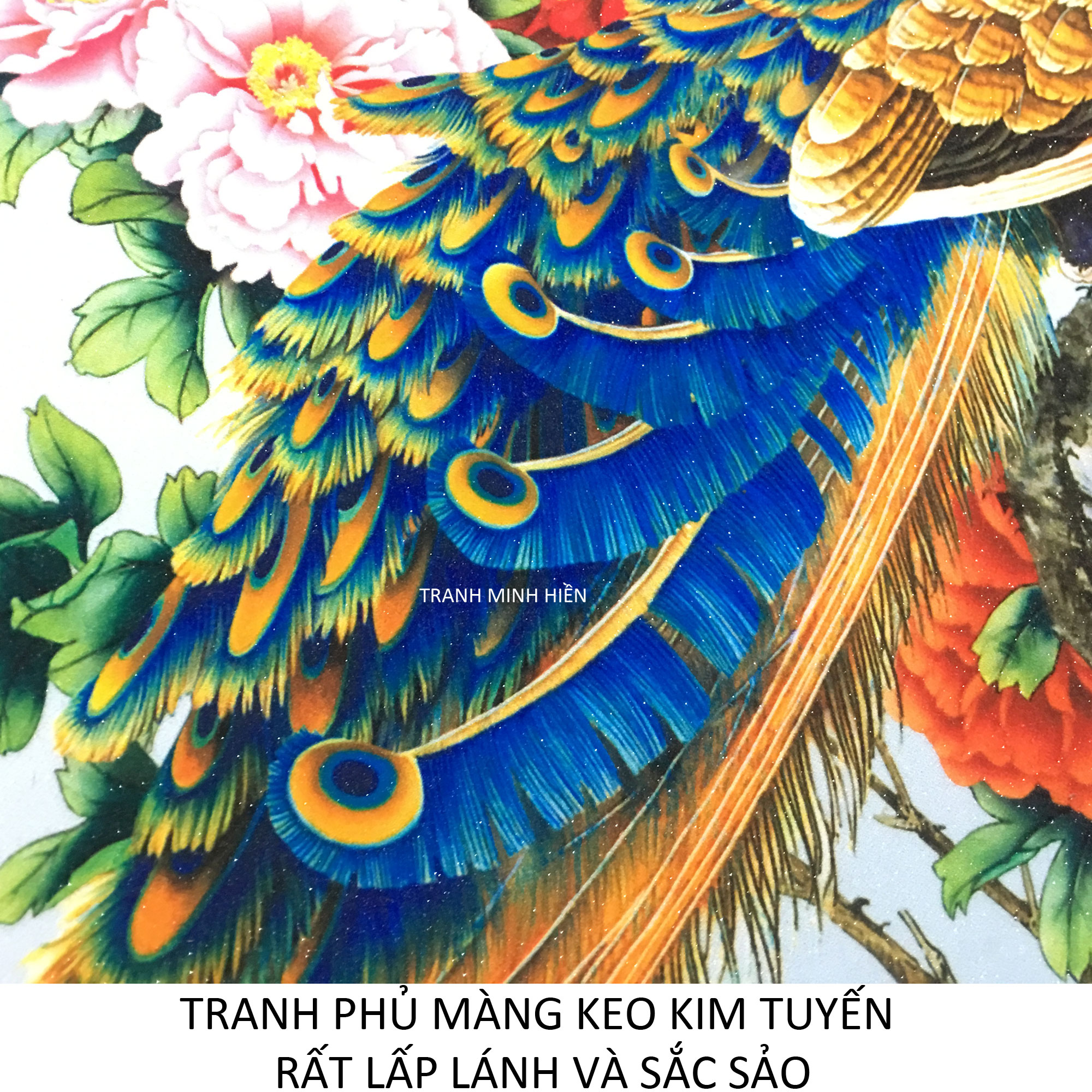 Tranh treo tường - Phu Thê Viên Mãn 08 - Tranh Minh Hiền (KHUNG GỖ - 60 x 70cm)