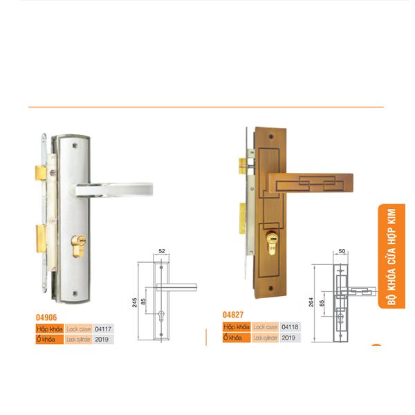 Khóa cửa gỗ Việt Tiệp 04827