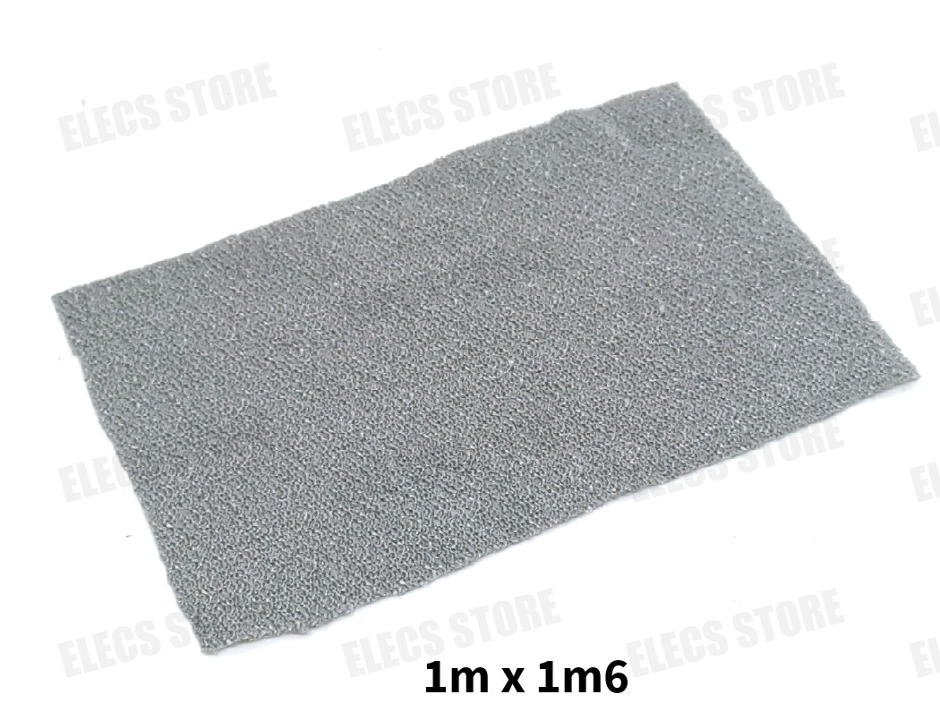 Vải Bọc Loa, Lưới Che Bụi, Ecang Mỏng, Màu Xám (1m x 1.6m)