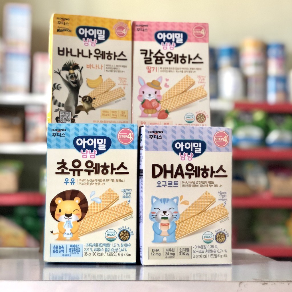 Bánh xốp Idong Hàn Quốc cho bé từ 8m+ (HSD 2024)