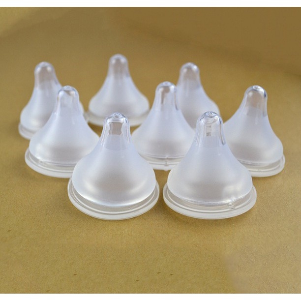 Núm Vỉ Silicone Siêu Mềm Cổ Hẹp Dolphin ( 2 Cái/ Vỉ) - Size S/M/L/Y