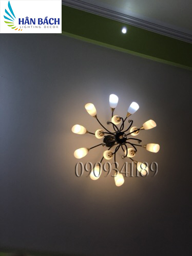 [HCM]Đèn Chùm 15 Bóng Tặng Kèm Bóng Đèn LED