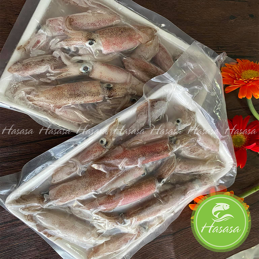 Mực sữa Phan Thiết - vỉ 500gram ( 15-20con/500gram)
