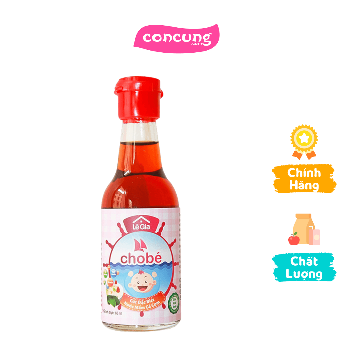 Nước mắm cá cơm Lê Gia- Cho bé
