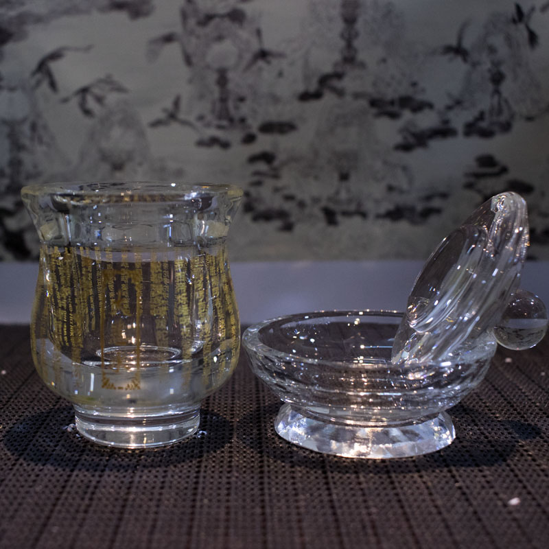 Ly Nước Đại Bi Thủy Pha Lê Cúng Phật 15 Cm