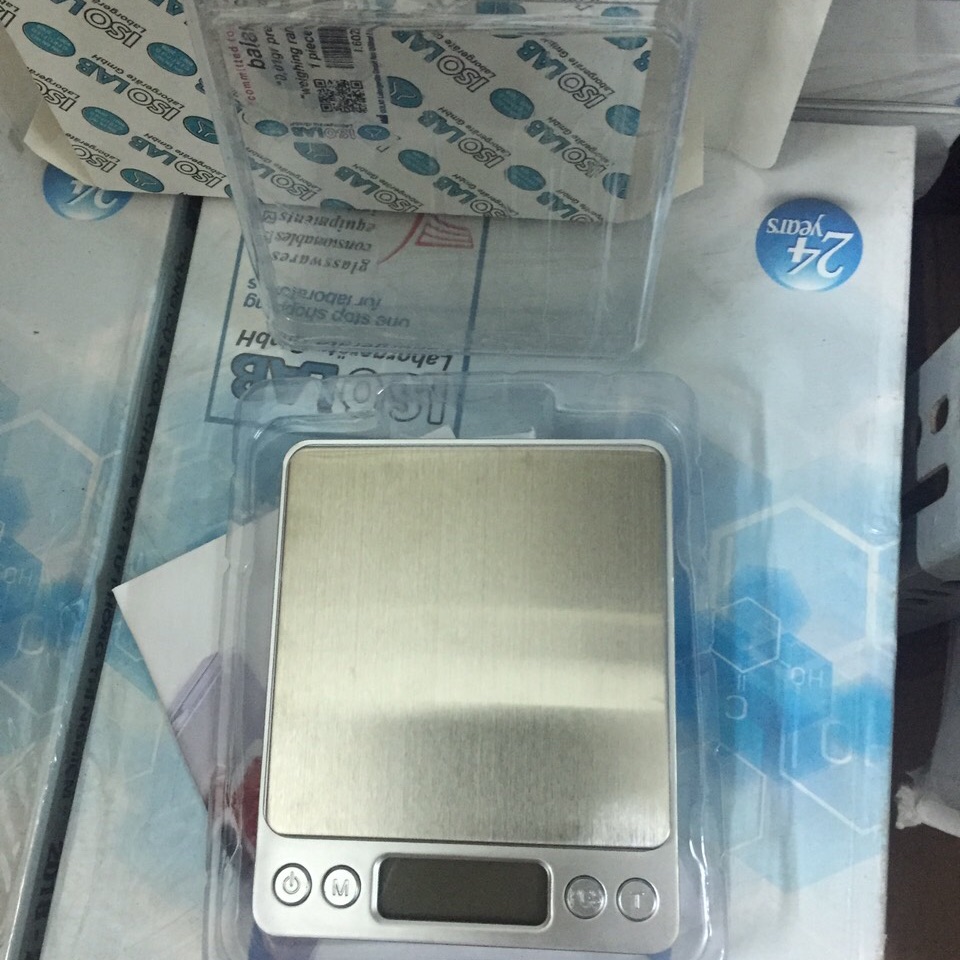 [HCM]Cân điện tử 500g -0.01 Isolab Đức