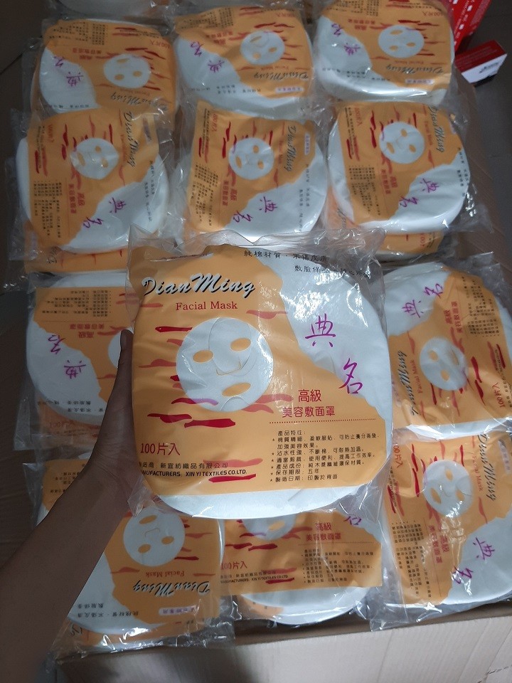 [HCM]MẶT NẠ GIẤY CAO CẤP - COMBO 100 MIẾNG