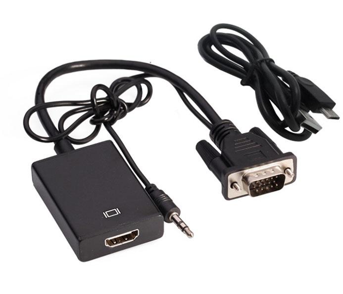 Cáp chuyển đổi VGA + Audio sang HDMI