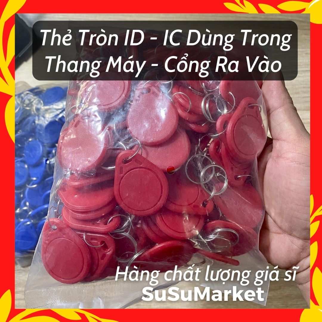 Thẻ từ ID 125 KHz và IC 13.56 Mhz [Thẻ & Móc Khoá]