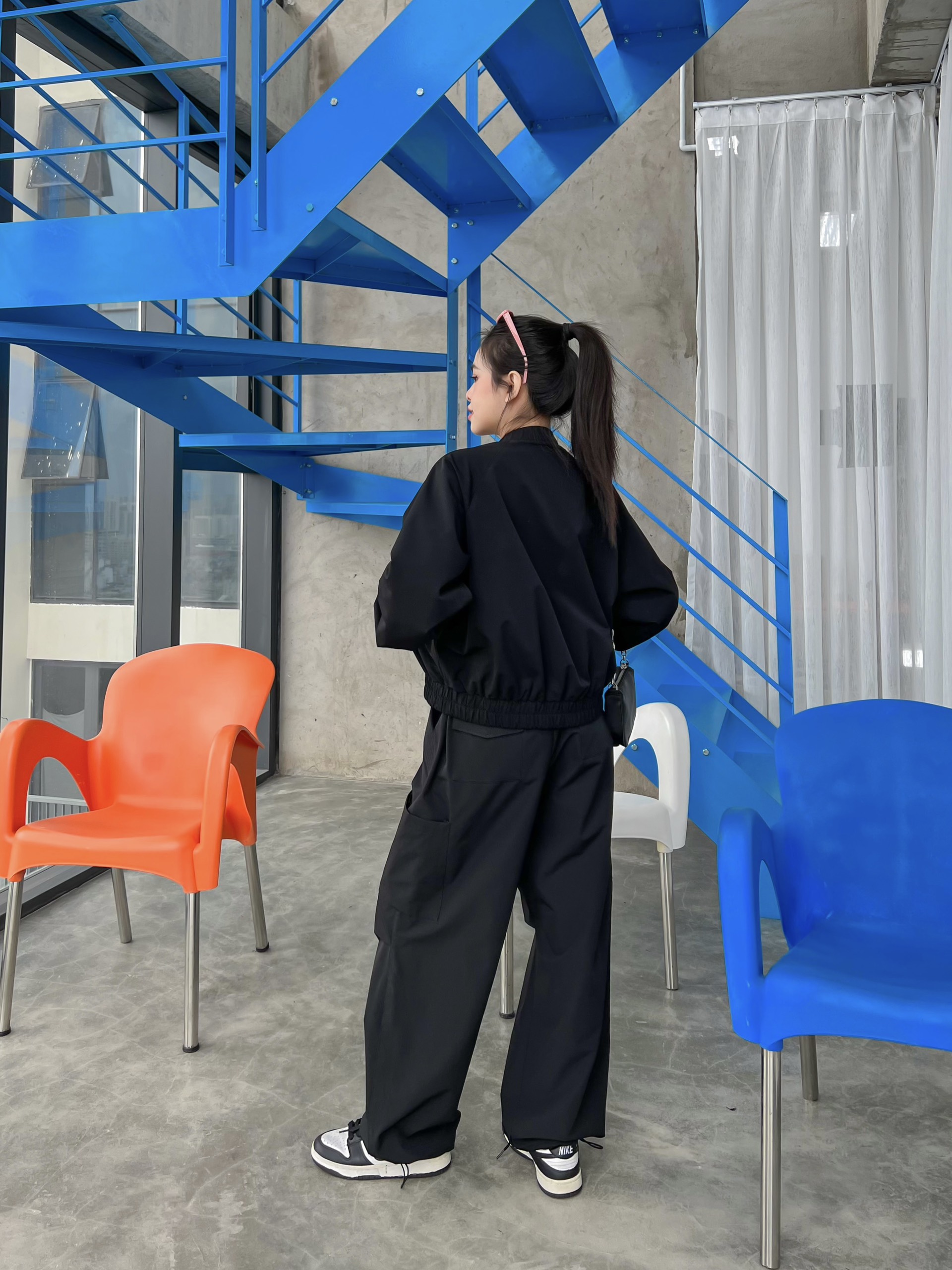 KIDO Quần dù dây rút POCKET PANTS