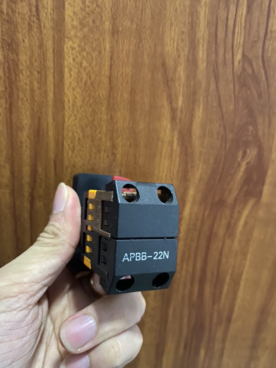 Nút nhấn kép ON-OFF có đèn phi 22, nhấn nhả