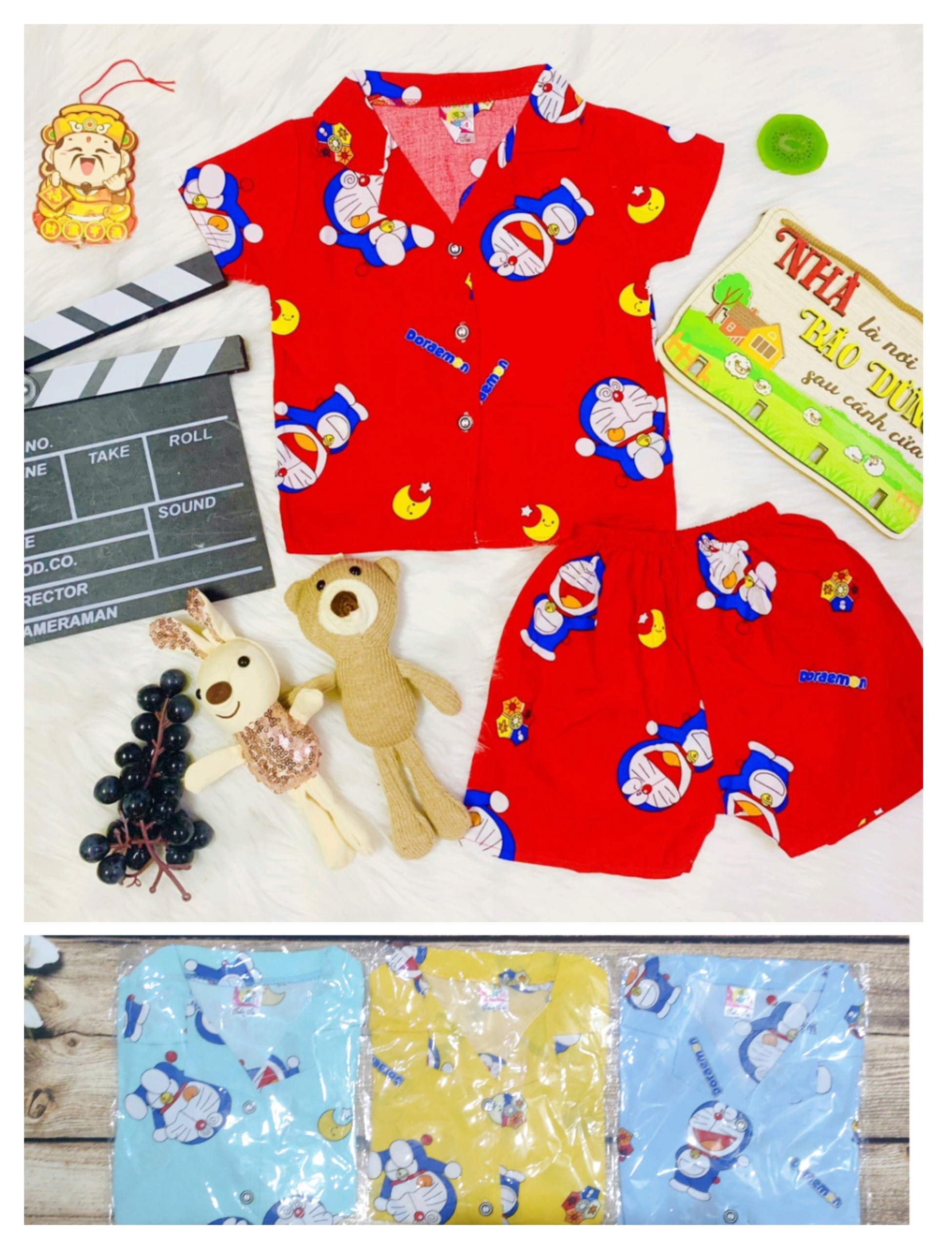 Bộ Tole Pijama Bé Trai (12-18kg) (giao màu ngẫu nhiên)