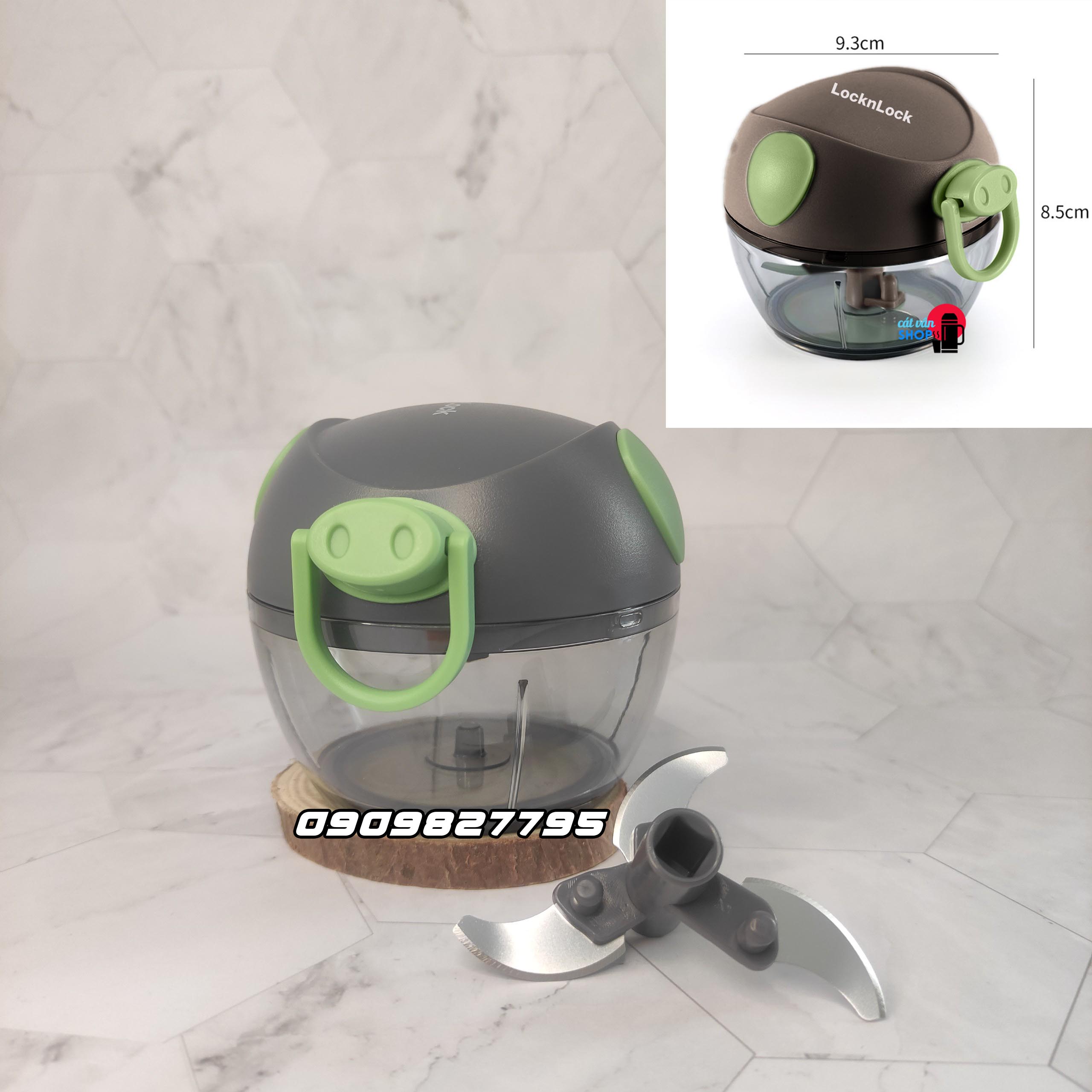 [Có Video] Dụng cụ băm rau củ quả, xay tỏi ớt mini Lock&Lock 180ml CKS321 CKS326 CKS327