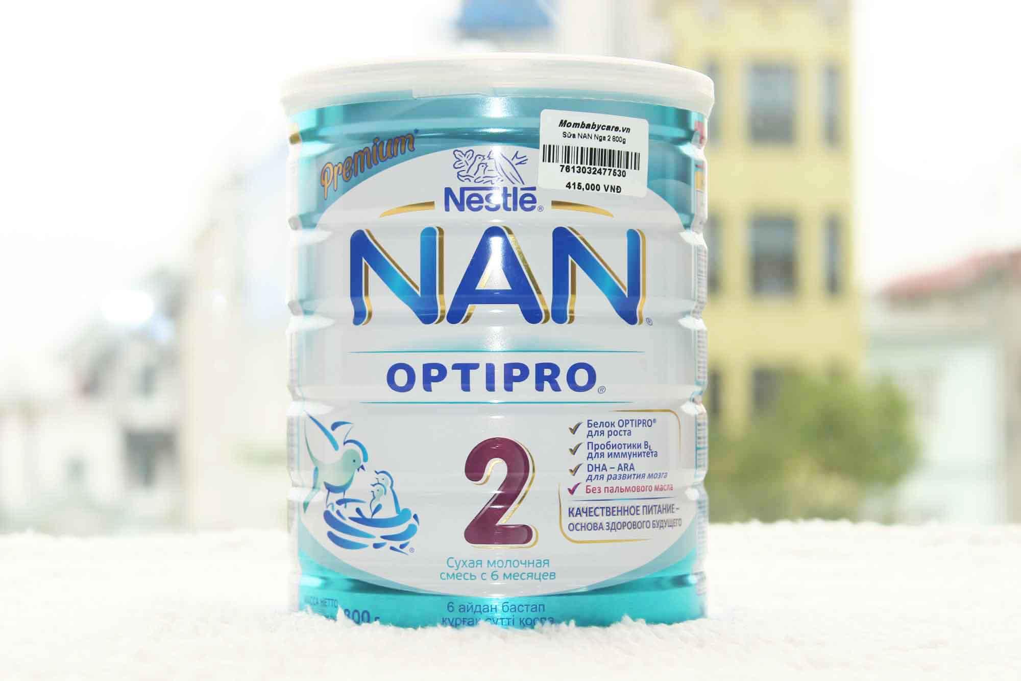 Sữa NAN Nga số 2 Xách Tay hộp 400g