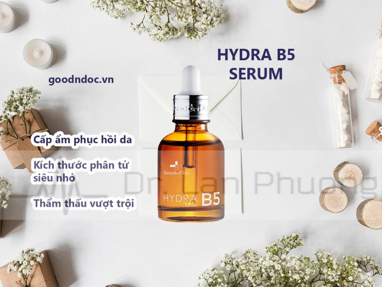 [CHÍNH HÃNG] Serum Cấp Ẩm Phục Hồi Da Goodndoc Hydra B5 30ml