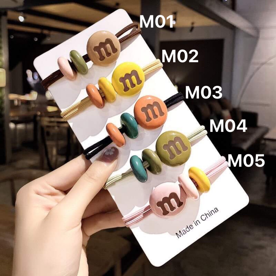 [HCM]Dây cột tóc dễ thương nhiều màu sắc - Sara Accessories