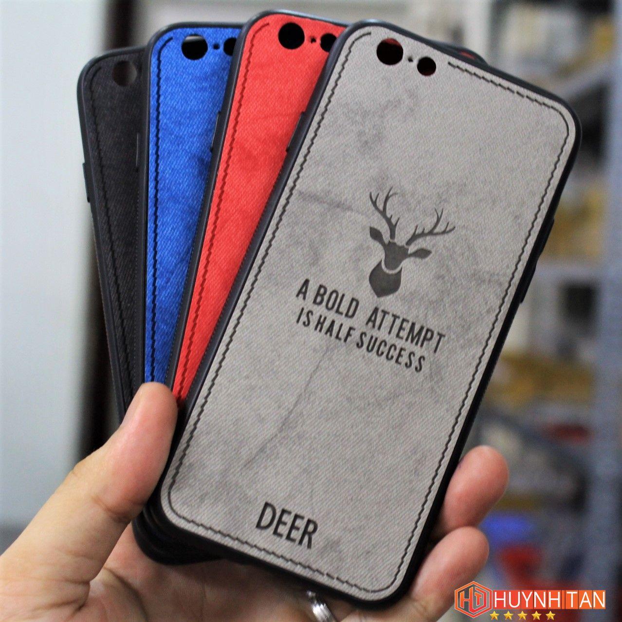 [HCM]Ốp lưng iPhone 6 / iPhone 6 Plus Vân da khắc hình nai 3D ver2