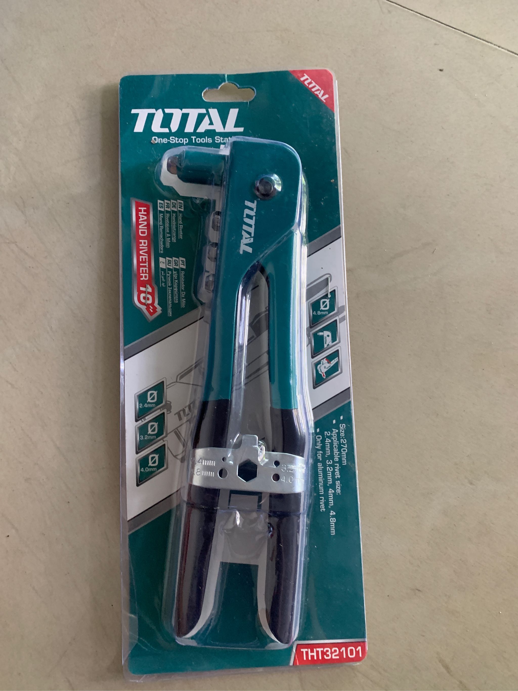 10inch Kìm (kiềm) rút rivet Total THT32101