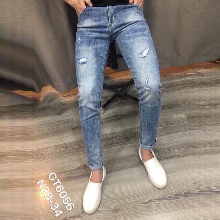 Quần short jeans nam cá tính