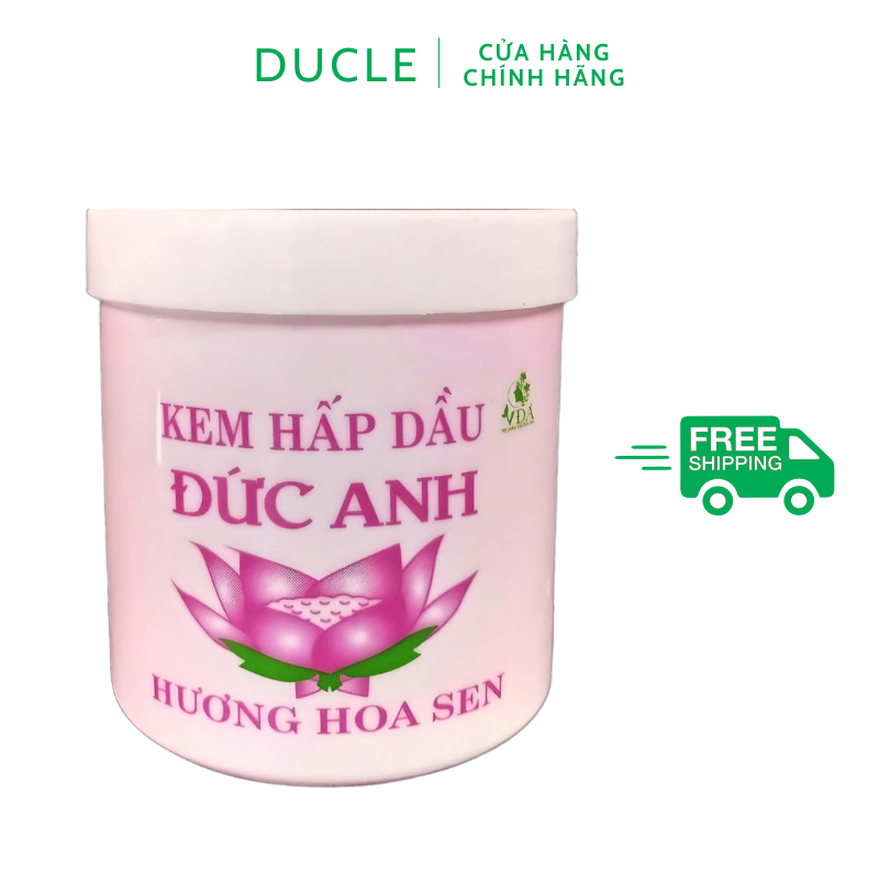 Dầu hấp phục hồi tóc hoa sen Đức Anh - Hũ 1000ml