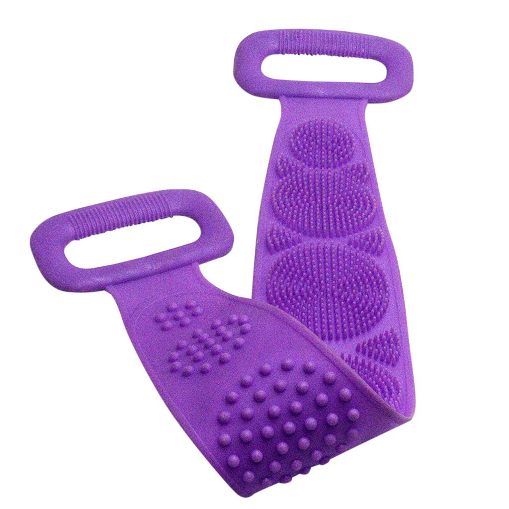 Cọ lưng silicon 2 mặt, chà lưng tiện dụng