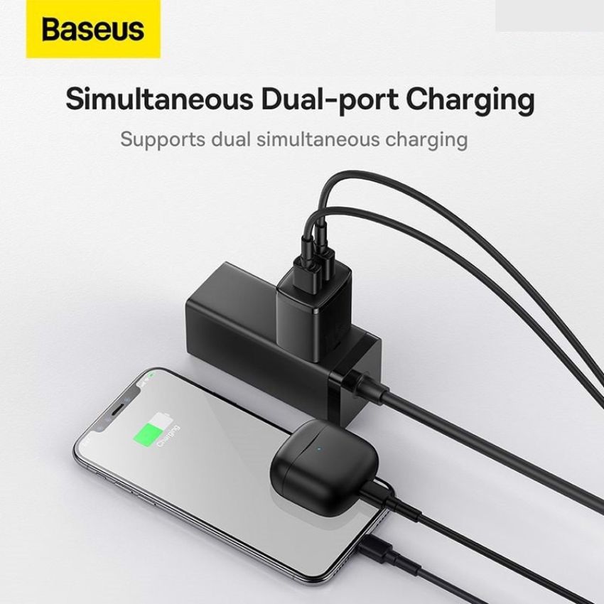 Baseus Compact Charger 2 USB Ports 10.5W Ccxj