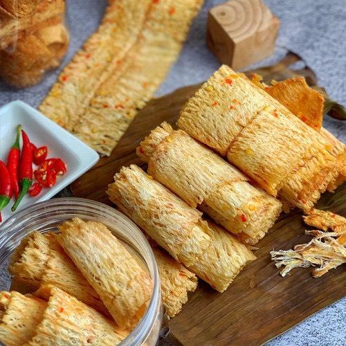 Mực cán tẩm gia vị