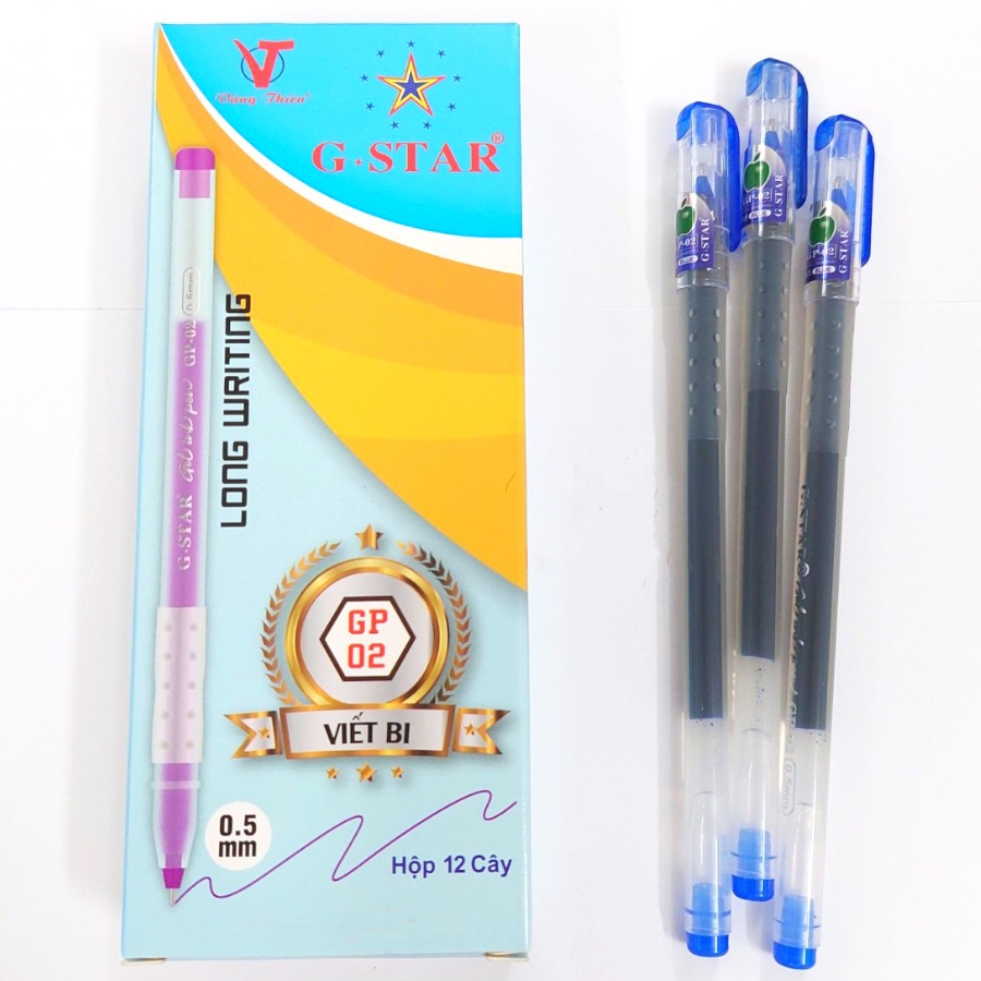 [MUA NHIỀU SIÊU RẺ] [Lẻ 1 cây] Bút viết gel nước Gstar GP-02 / GP02 (0.5mm)