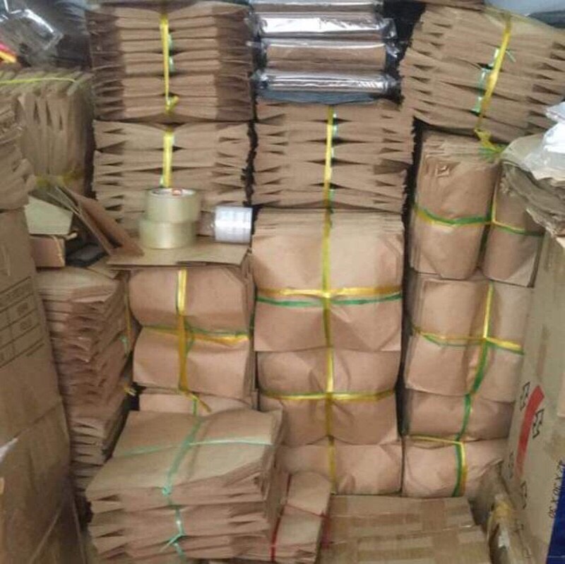 100 Túi Giấy Xi Măng - Túi Kraft T2
