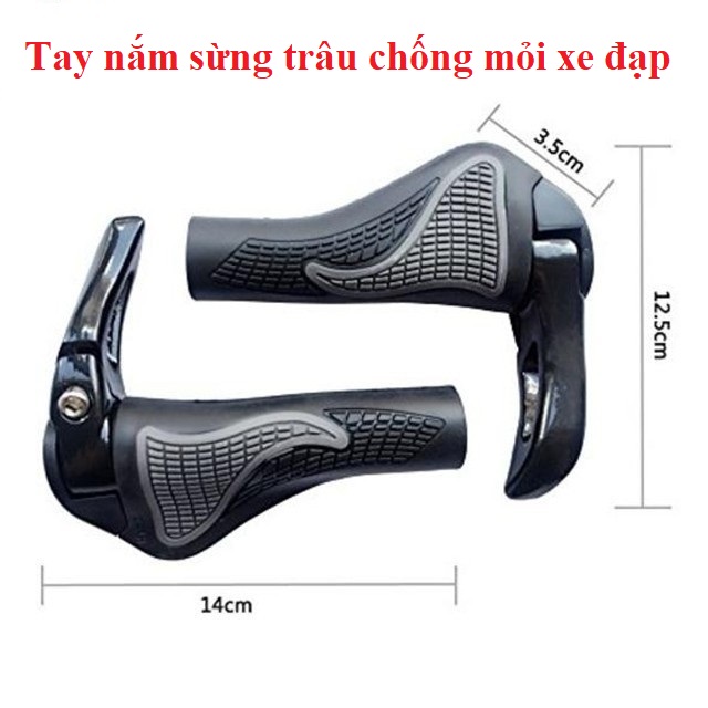 Tay nắm sừng trâu chống mỏi xe đạp giá rẻ
