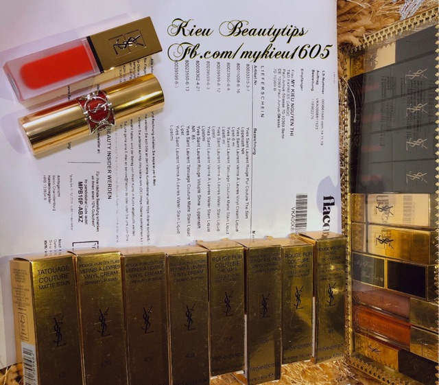 [ BILL BERLIN ] SON YSL 80 VOLUPTE SHINE FULL BOX
